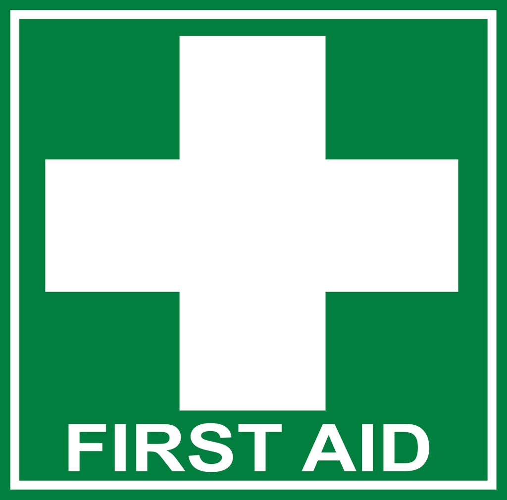 first aid, help, cross